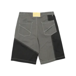 BUTTERFLY V2 SHORTS GREY AND BLACK DENIM