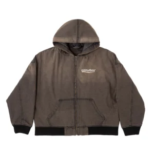 ENTERPRISE JACKET FADED DARK BROWN DENIM