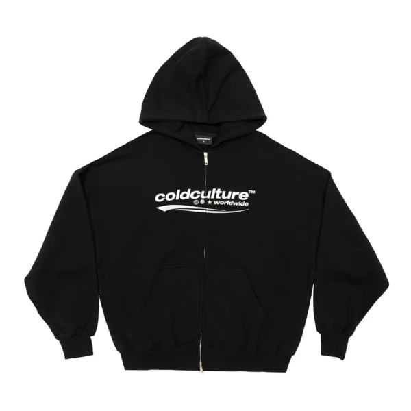 ENTERPRISE ZIP HOODIE BLACK