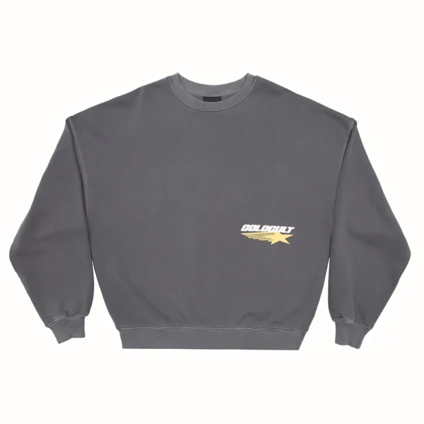 GALACTIC GLIDE CREWNECK SMOKEY GREY