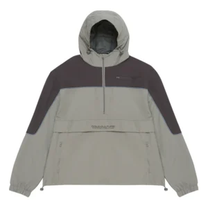 HALF ZIP TECH JACKET GREY