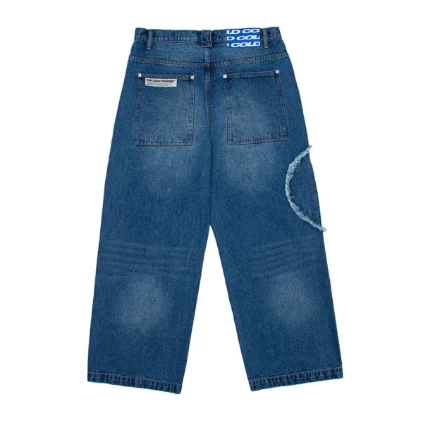 V2 CUTTING PANTS BLUE DENIM