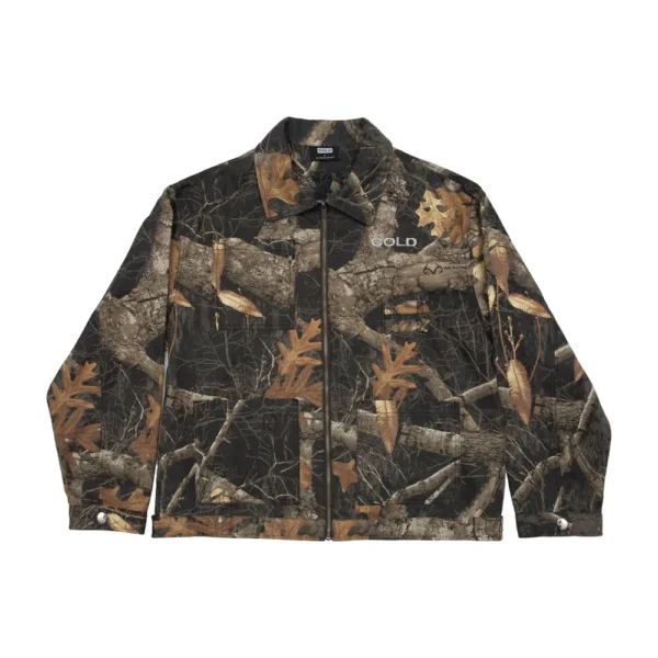 WORK ZIP JACKET REALTREE BLACK