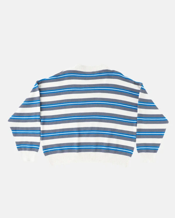 CASINO STRIPES KNIT WHITE MIST