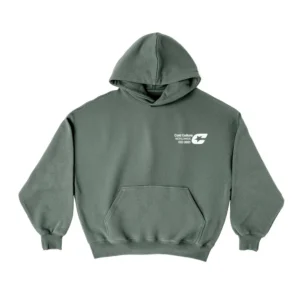 COLD LOGOS HOODIE ASH GREEN