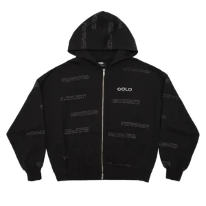 LANGUAGES ZIP HOODIE BLACK