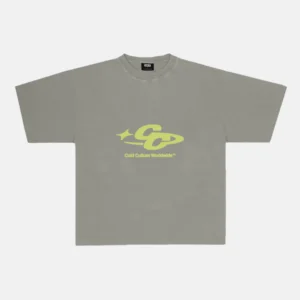 CC LOGO STAR TEE NATURAL GREY