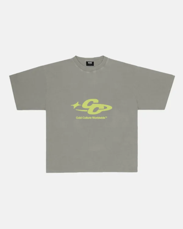 CC LOGO STAR TEE NATURAL GREY