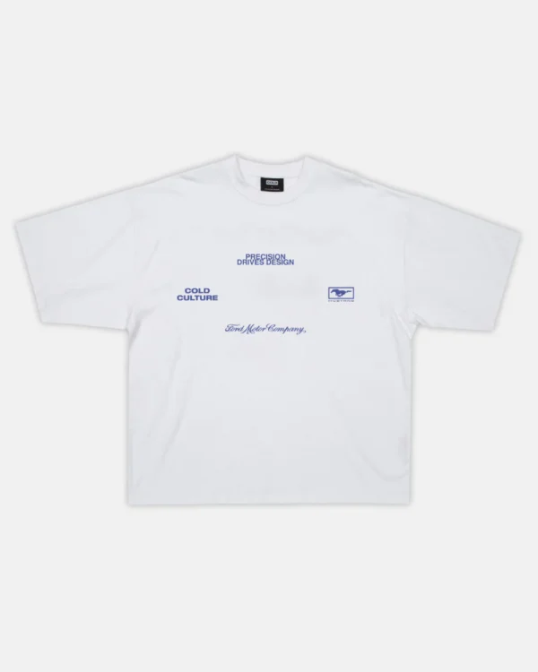 CLASH TEE WHITE